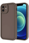 Apple iPhone 11 Kılıf Viera Silikon - Kahverengi