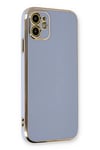 Apple iPhone 11 Kılıf Volet Silikon - Mavi