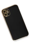 Apple iPhone 11 Kılıf Volet Silikon - Siyah