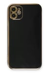 Apple iPhone 11 Kılıf Volet Silikon - Siyah