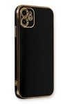 Apple iPhone 11 Kılıf Volet Silikon - Siyah