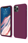 Apple iPhone 11 Pro Kılıf First Silikon - Mürdüm
