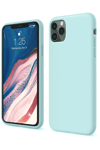 Apple iPhone 11 Pro Kılıf First Silikon - Turkuaz
