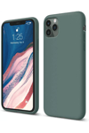 Apple iPhone 11 Pro Kılıf First Silikon - Koyu Yeşil