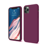Apple iPhone 11 Pro Kılıf First Silikon - Mürdüm
