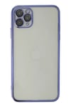 Apple iPhone 11 Pro Kılıf Lensli Silikon - Mor