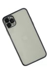 Apple iPhone 11 Pro Kılıf Lensli Silikon - Siyah
