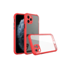 Apple iPhone 11 Pro Kılıf Miami Şeffaf Silikon - Kırmızı