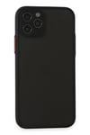 Apple iPhone 11 Pro Kılıf Montreal Silikon Kapak - Siyah