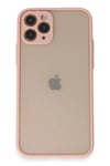 Apple iPhone 11 Pro Kılıf Montreal Silikon Kapak - Pembe