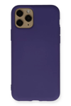 Apple iPhone 11 Pro Kılıf Nano içi Kadife Silikon - Mor