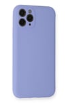 Apple iPhone 11 Pro Kılıf Nano içi Kadife Silikon- Lila