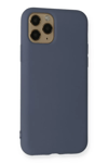 Apple iPhone 11 Pro Kılıf Nano içi Kadife Silikon - Gri
