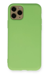 Apple iPhone 11 Pro Kılıf Nano içi Kadife Silikon - Yeşil