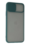 Apple iPhone 11 Pro Kılıf Palm Buzlu Kamera Sürgülü Silikon - Yeşil