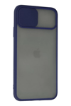 Apple iPhone 11 Pro Kılıf Palm Buzlu Kamera Sürgülü Silikon - Lacivert