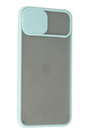 Apple iPhone 11 Pro Kılıf Palm Buzlu Kamera Sürgülü Silikon - Turkuaz