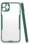 Apple iPhone 11 Pro Kılıf Platin Silikon - Yeşil