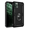 Apple iPhone 11 Pro Kılıf Sofya Yüzüklü Silikon Kapak - Siyah