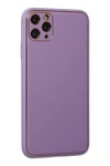 Apple iPhone 11 Pro Max Kılıf Coco Deri Silikon Kapak - Lila