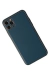 Apple iPhone 11 Pro Max Kılıf Coco Deri Silikon Kapak - Mavi