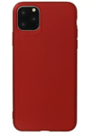 Apple iPhone 11 Pro Max Kılıf First Silikon - Bordo