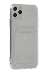 Apple iPhone 11 Pro Max Kılıf Kart Şeffaf Silikon - Şeffaf