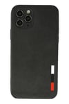 Apple iPhone 11 Pro Max Kılıf Loop Deri Silikon - Siyah