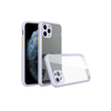 Apple iPhone 11 Pro Max Kılıf Miami Şeffaf Silikon - Lila