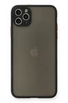 Apple iPhone 11 Pro Max Kılıf Montreal Silikon Kapak - Siyah