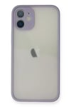 Apple iPhone 11 Pro Max Kılıf Montreal Silikon Kapak - Mor