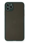 Apple iPhone 11 Pro Max Kılıf Montreal Silikon Kapak - Yeşil