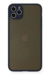 Apple iPhone 11 Pro Max Kılıf Montreal Silikon Kapak - Lacivert