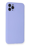 Apple iPhone 11 Pro Max Kılıf Nano içi Kadife Silikon - Lila