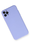 Apple iPhone 11 Pro Max Kılıf Nano içi Kadife Silikon - Lila