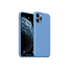 Apple iPhone 11 Pro Max Kılıf Nano içi Kadife Silikon - Mavi