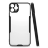 Apple iPhone 11 Pro Max Kılıf Platin Silikon - Siyah