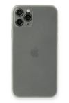 Apple iPhone 11 Pro Max Kılıf PP Ultra İnce Kapak - Beyaz