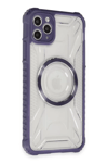 Apple iPhone 11 Pro Max Kılıf Prag Magneticsafe Kapak - Derin Mor