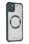 Apple iPhone 11 Pro Max Kılıf Prag Magneticsafe Kapak - Koyu Yeşil