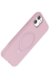 Apple iPhone 11 Regal Magsafe Standlı Kapak - Açık Pembe