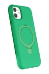 Apple iPhone 11 Regal Magsafe Standlı Kapak - Yeşil