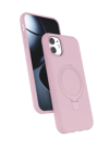 Apple iPhone 11 Regal Magsafe Standlı Kapak - Açık Pembe
