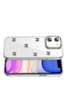 Apple iPhone 12 Fiyonk Desenli Kapak - Desen 8