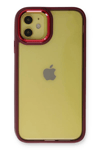 Apple iPhone 12 Kılıf Dora Kapak - Kırmızı