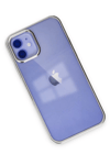 Apple iPhone 12 Kılıf Element Silikon - Gümüş