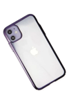 Apple iPhone 12 Kılıf Element Silikon - Mor