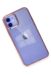 Apple iPhone 12 Kılıf Element Silikon - Pembe