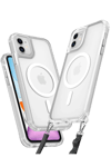 Apple iPhone 12 Kılıf Enka Magsafe Silikon Kılıf - Şeffaf