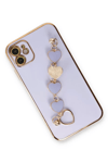 Apple iPhone 12 Kılıf Esila Silikon - Lila